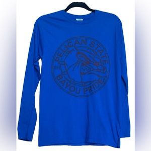 Pelican State Clothing Custom Made Long Sleeve Shirt Sz S Bayou Pride